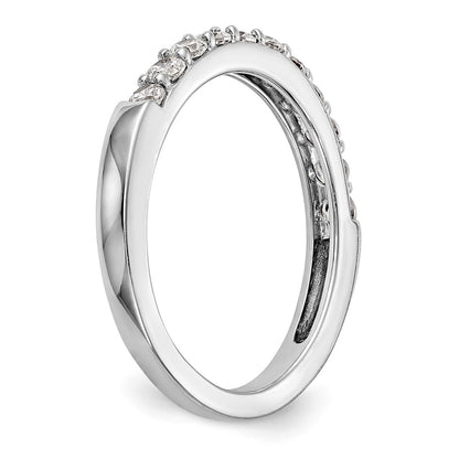 14k White Gold 1/2 carat Diamond Complete Wedding Band