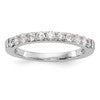 14k White Gold 1/2 carat Diamond Complete Wedding Band