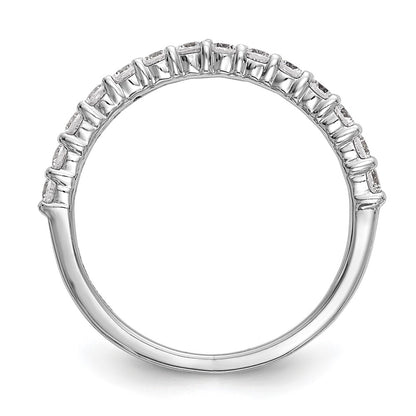 14k White Gold 1/2 carat Diamond Complete Wedding Band