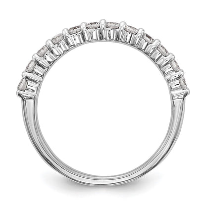 14k White Gold 5/8 carat Diamond Complete Wedding Band