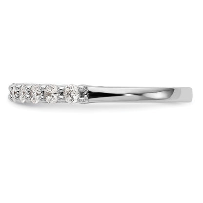 14k White Gold 5/8 carat Diamond Complete Wedding Band
