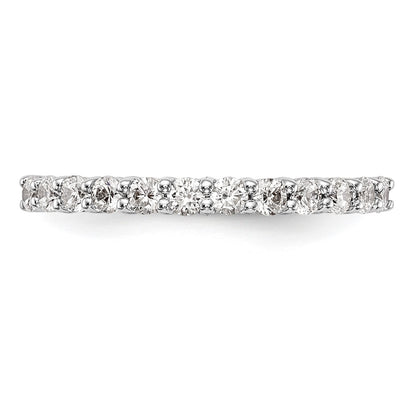 14k White Gold 5/8 carat Diamond Complete Wedding Band