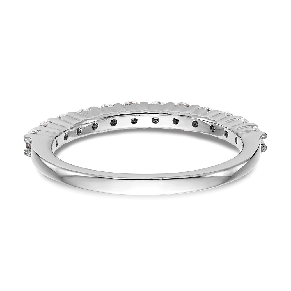 14k White Gold 5/8 carat Diamond Complete Wedding Band