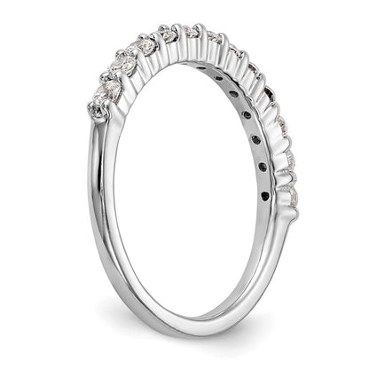 14k White Gold 5/8 carat Diamond Complete Wedding Band