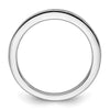 14K White Gold 1/2 carat Princess Diamond Channel-set Complete Wedding Band