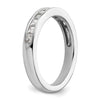 14K White Gold 1/2 carat Princess Diamond Channel-set Complete Wedding Band