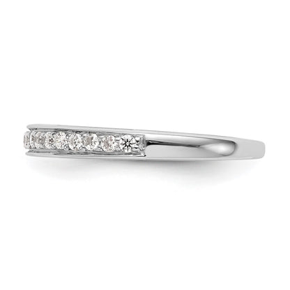 14K White Gold 1/3 carat Diamond Complete Wedding Band