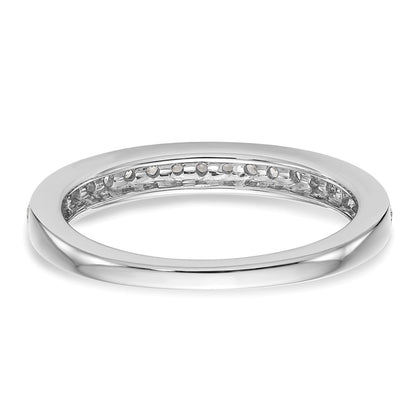 14K White Gold 1/3 carat Diamond Complete Wedding Band