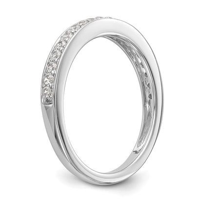 14K White Gold 1/3 carat Diamond Complete Wedding Band