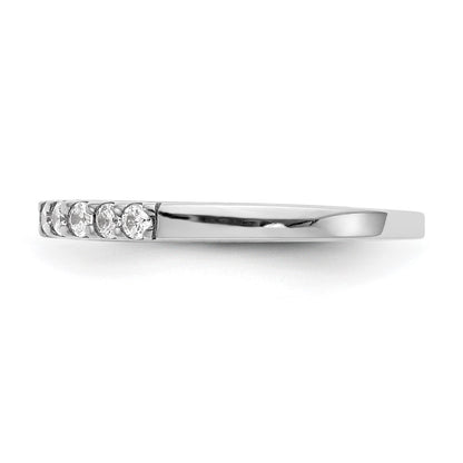 14K White Gold 1/3 carat Diamond Complete Wedding Band
