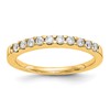 14K Yellow Gold Diamond Wedding Band
