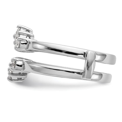 14K White Gold 1/3 carat Diamond Complete Ring Guard