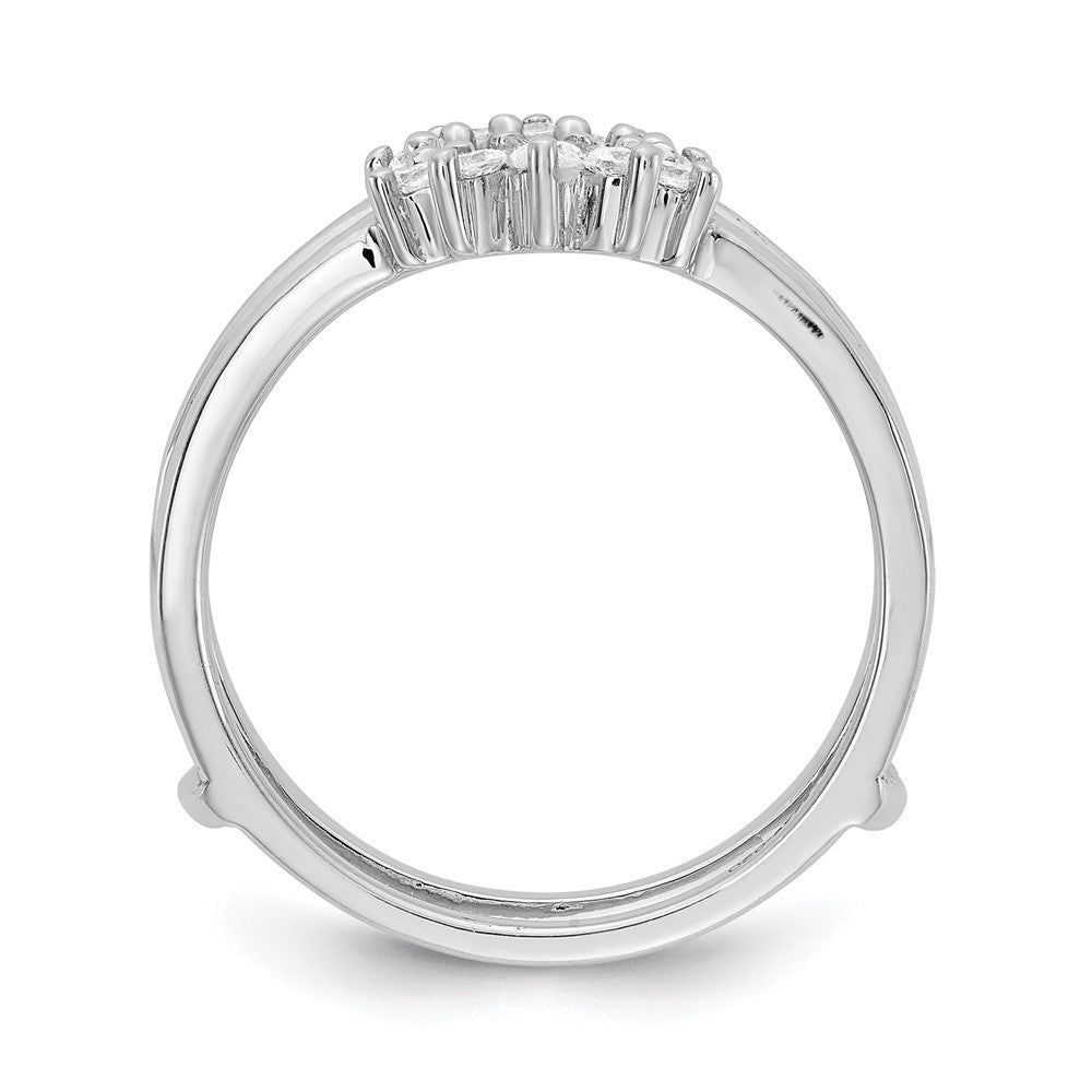 14K White Gold 1/5 carat Diamond Complete Ring Guard