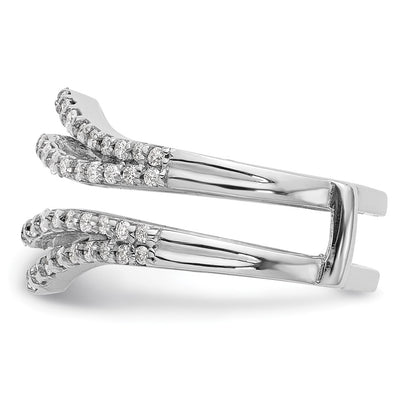 14K White Gold 5/8 carat Diamond Complete Ring Guard