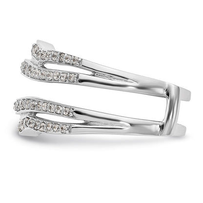 14K White Gold 1/2 carat Diamond Complete Ring Guard