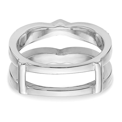 14K White Gold 1/2 carat Diamond Complete Ring Guard