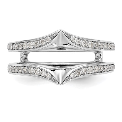 14K White Gold 1/3 carat Diamond Complete Ring Guard
