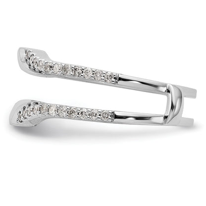 14K White Gold 1/3 carat Diamond Complete Ring Guard