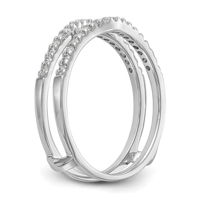 14K White Gold 1/4 carat Diamond Complete Ring Guard