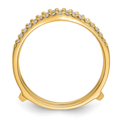 14K Yellow Gold Diamond Guard