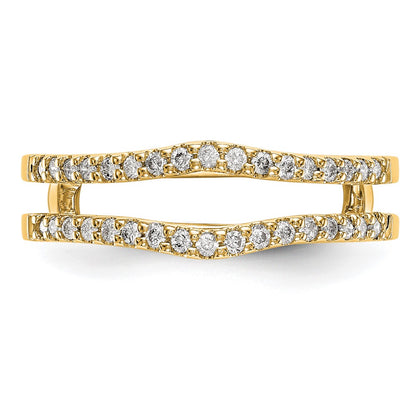 14K Yellow Gold Diamond Guard