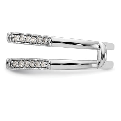 14K White Gold 1/3 carat Diamond Complete Ring Guard