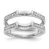 14K White Gold 1/3 carat Diamond Complete Ring Guard