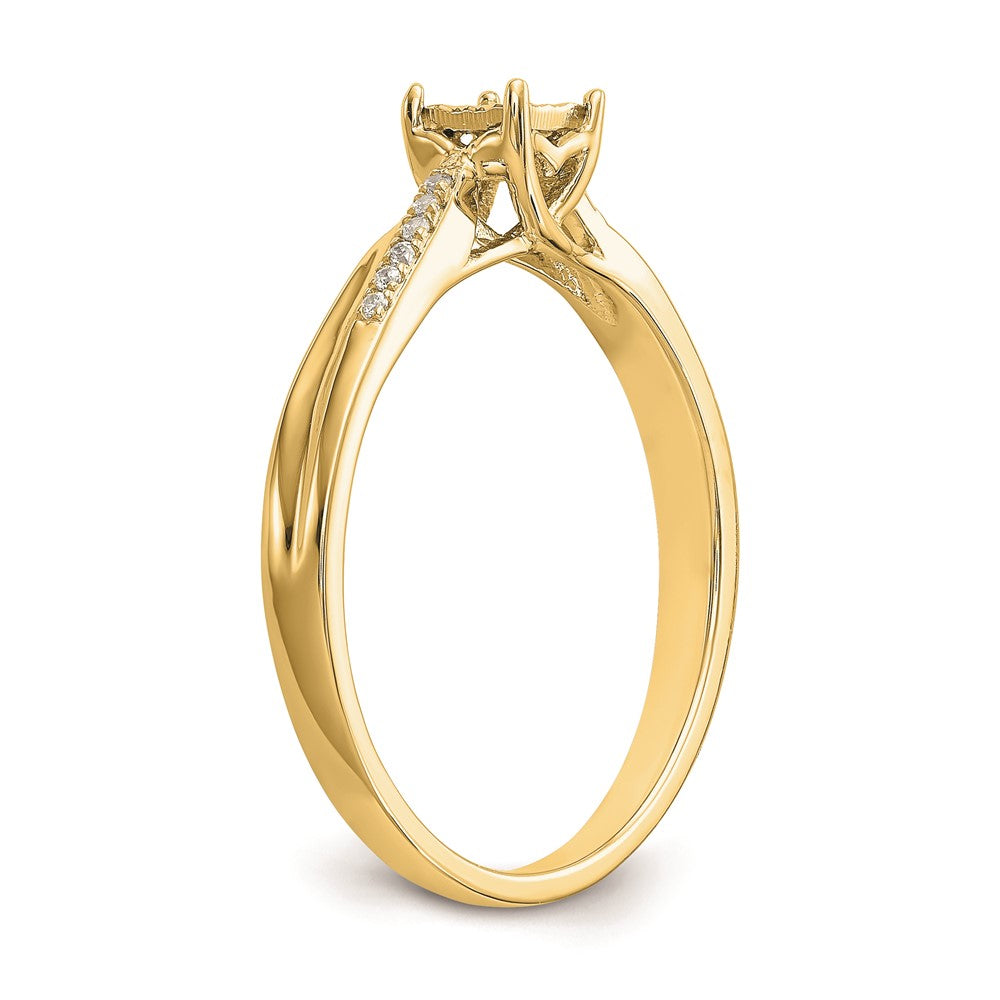 10K Complete Diamond Engagement Ring
