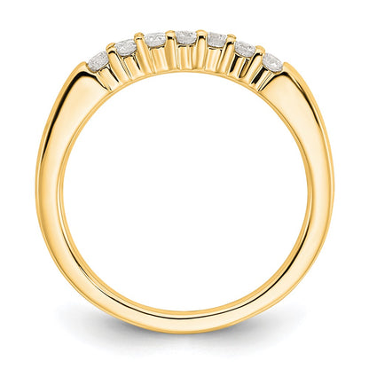 14K Yellow Gold 7-Stone Diamond Band