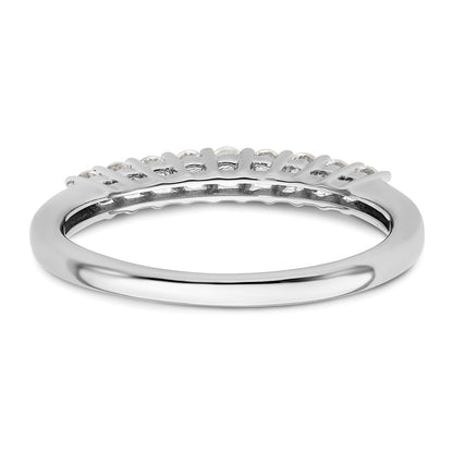 14K White Gold 9-Stone Shared Prong (Holds 9-2.0mm Round) Diamond Band Mounting