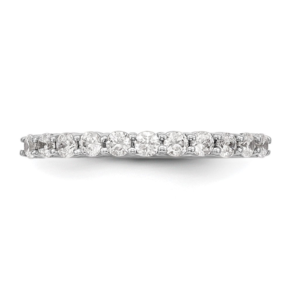 14K White Gold 11-Stone 1/2 carat Complete Diamond Band