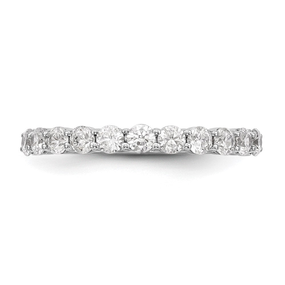 14K White Gold 11-Stone 3/4 carat Complete Diamond Band