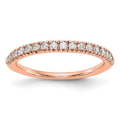 14K Rose Gold 1/4 carat Complete Diamond Band