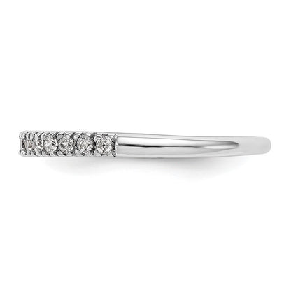 14K White Gold 1/4 carat Complete Diamond Band