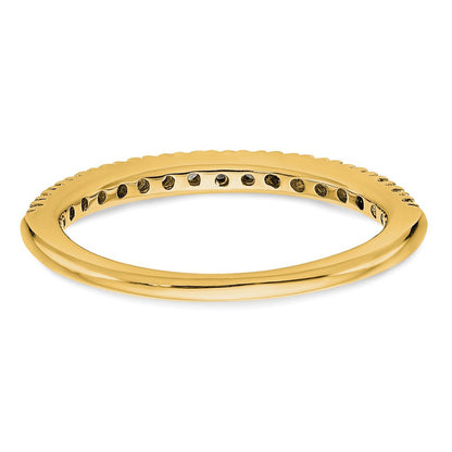 True Origin 14K Yellow Gold 1/4 carat Lab Grown Diamond VS+ F+ Complete Wedding Band