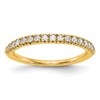 True Origin 14K Yellow Gold 1/4 carat Lab Grown Diamond VS+ F+ Complete Wedding Band