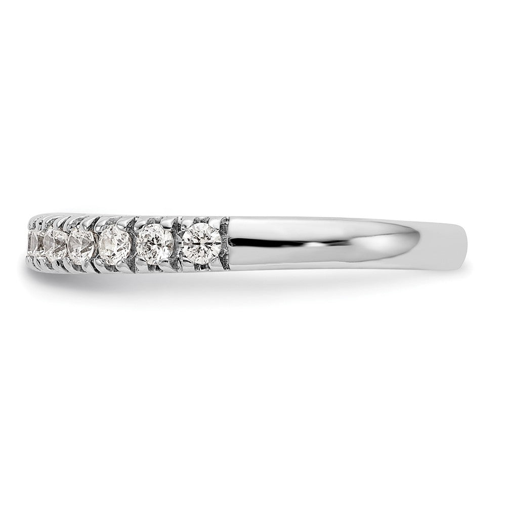 14k White Gold 1/2 carat Lab Grown Diamond VS/SI+ G+ Complete Band