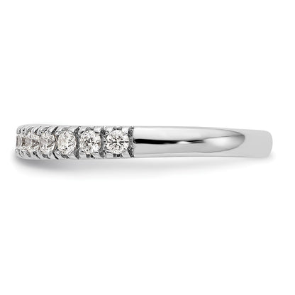 14k White Gold 1/2 carat Lab Grown Diamond VS/SI+ G+ Complete Band