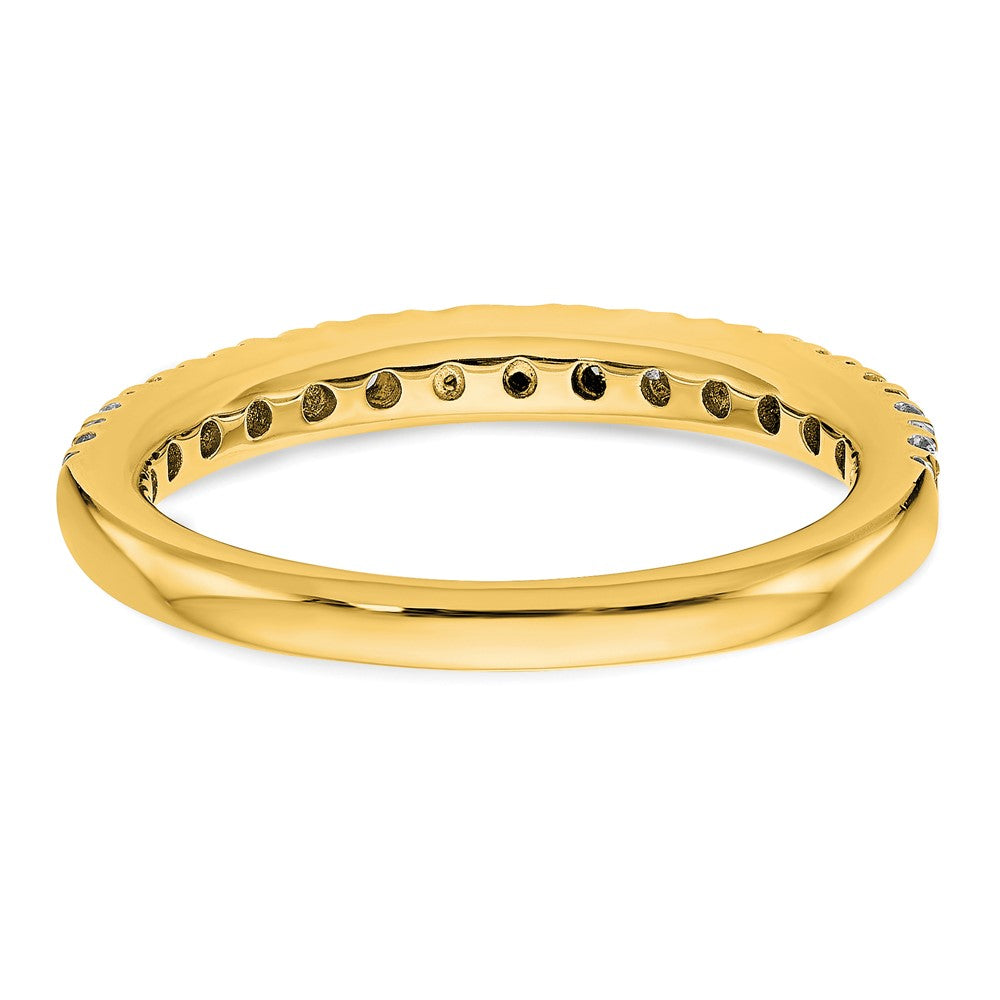 True Origin 14K Yellow Gold 1/2 carat Lab Grown Diamond VS+ F+ Complete Wedding Band