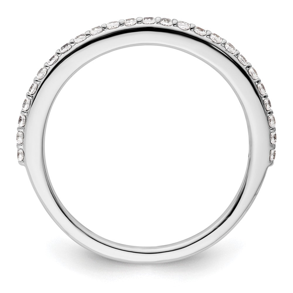 14K White Gold Lab Grown Diamond VS/SI+ G+ Band