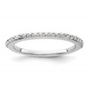 14K White Gold Lab Grown Diamond VS/SI+ G+ Band