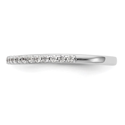14K White Gold 1/4 carat Complete Diamond Band