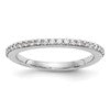 14K White Gold 1/4 carat Complete Diamond Band