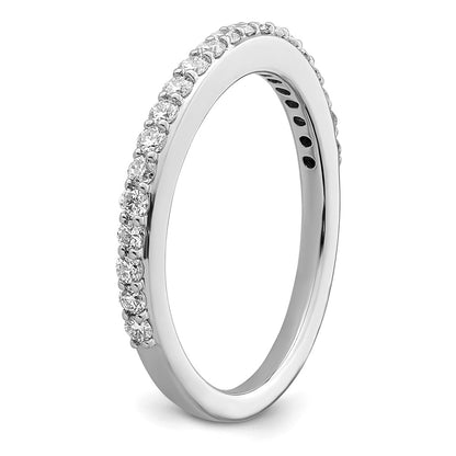 True Origin 14K White Gold 3/8 carat Lab Grown Diamond VS+ F+ Complete Wedding Band