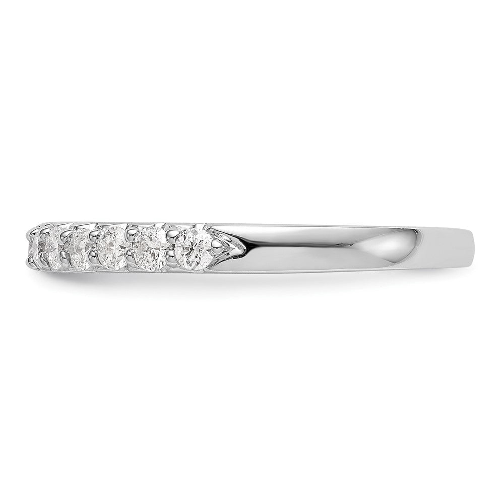 14K White Gold 11-Stone 1/3 carat Complete Diamond Band