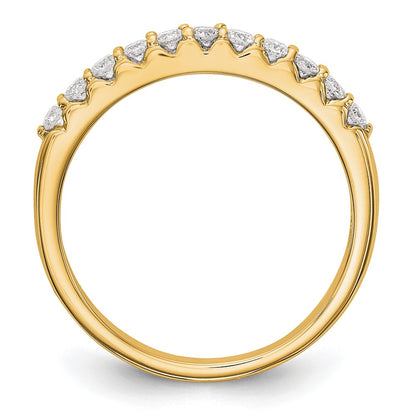 14k 1/3 carat Lab Grown Diamond VS/SI+ G+ Complete Band