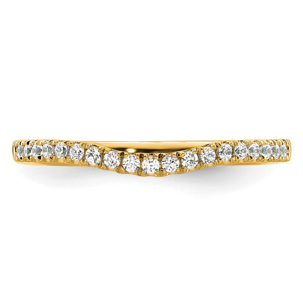 14K Yellow Gold Diamond Band