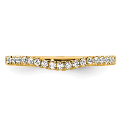 14K Yellow Gold Diamond Band