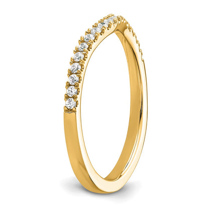 14K Yellow Gold Diamond Band