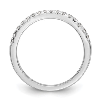 14K White Gold 1/5 carat Diamond Complete Wedding Band